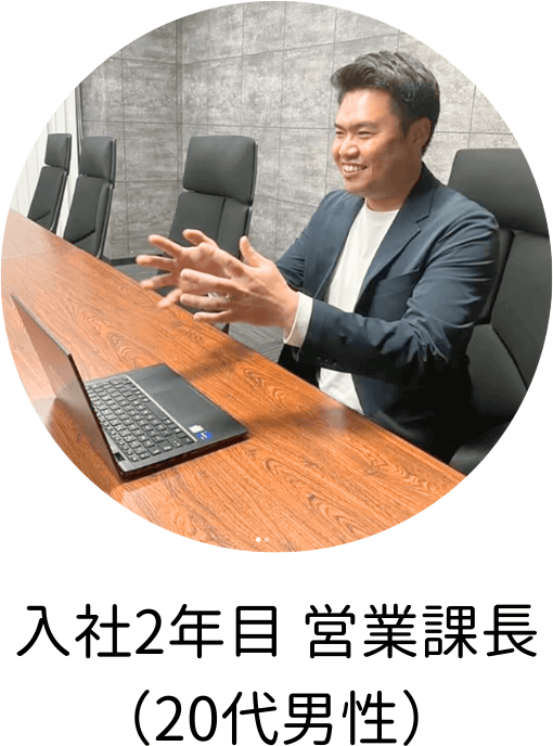 入社2年目営業課長